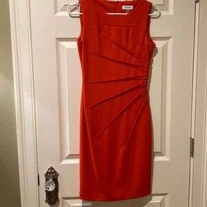 Calvin Klein dress burnt orange